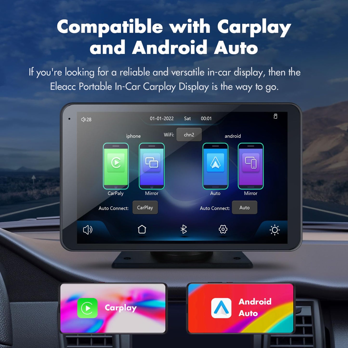 PASLDA wireless CarPlay screen feature